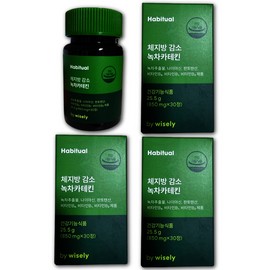 Habitual Green Tea Catechin Wisely Body Fat 90 Tablets 90 Days / 해비추얼 녹차 카테킨 와이즐리 체지방 총 90정 90일