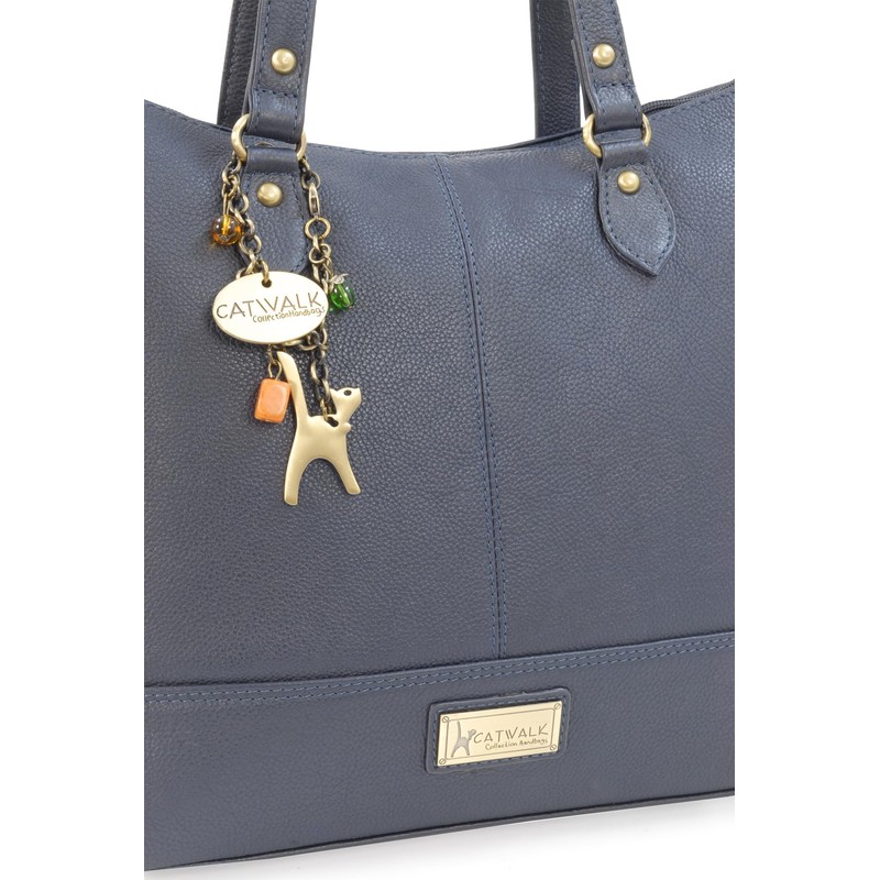 Catwalk Collection Handbags - Women's Leather Shoulder Bag - Ladies