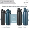 Abjoki Stainless Steel Drinking Bottle "Infinity" 710 ml - Onyx
