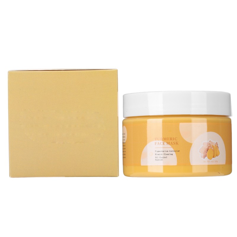 120g Turmeric Facial Mud Mask Improve Dullness Cleansing Moisturizing Mask