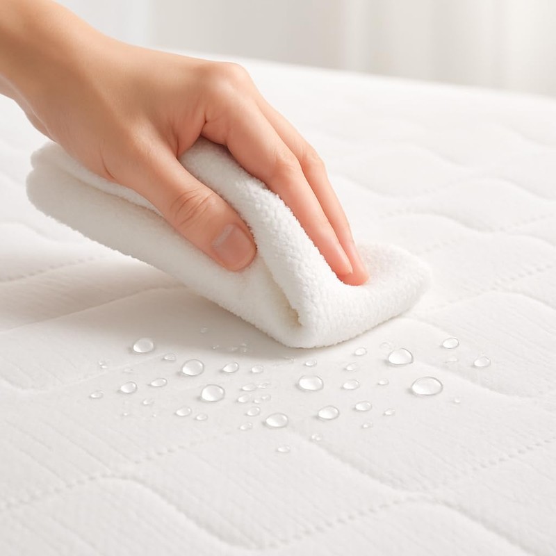 Archiletto Double Waterproof Waxed Mattress Protector Fitted Sheet 160 x
