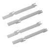 VHEUHZ Screw-On Hinges - Door Hinges Pack of 4 Nylon