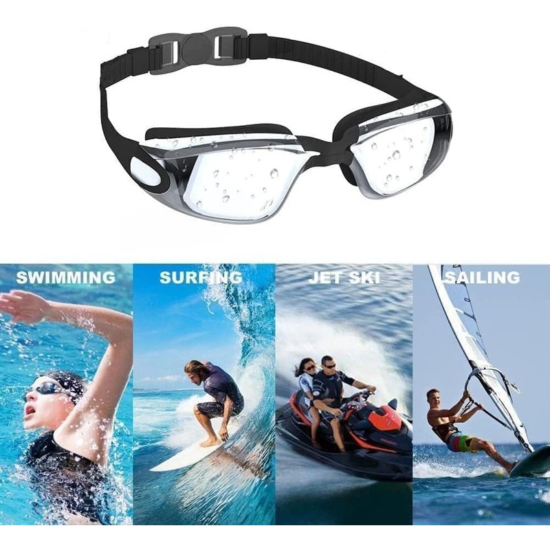 Hjinshio Swimming Goggles, Swimming Goggles, UV Protection, Anti-Fog