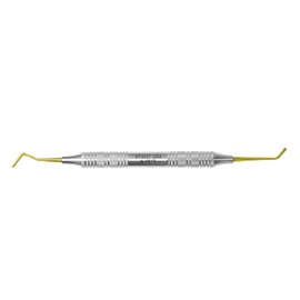 Dental Composite Filling Instrument # 12 Golden Plasma Coated Condenser and Paddle Double Ended Handle 9