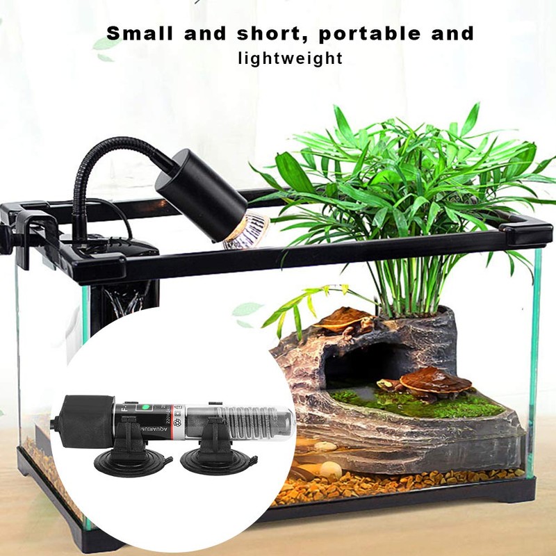 Mini Aquarium Heater Diving Aquarium Thermostat Heater Instant Temperature Automatic