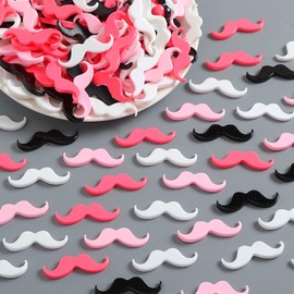 Big Beard Rhinestone Nail Charms Bright Doll Beard Cream Designs DIY Handmade Nail Accessories 40pcs Resin Mixed Color Beard Design Nail Art Charms 14 * 44MM Big Size Nail Deocrations