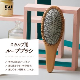  Kai KQ3176 Scalp Loop Brush Hair Care Loop Hair Scalp Cushion Brushing Blow