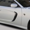 crosselec Carbon Fiber Front Door Side Fender Scoops Fin Vents