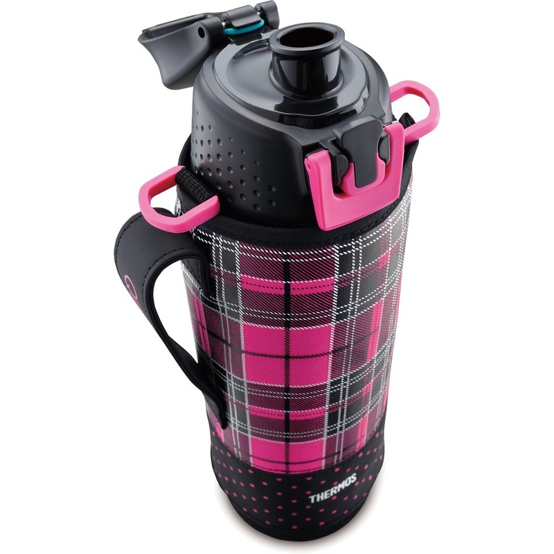 Thermos Vacuum Insulated Sports Bottle (Easy Opening Latch Lid), 1.6