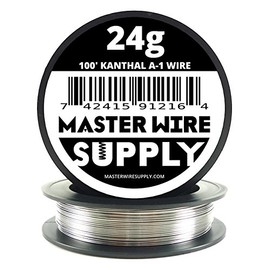 Kanthal A1-100' - 24 Gauge Wire - 100ft - 0.51mm - 0.02in - Made in USA - Master Wire Supply