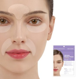 MADFORCOS Wrinkle Master Patch, 1 Set (3 Pieces/36 Patches), Eyebrow and Eye Pack Nasolabial Line, Vegetable Collagen (Purple)