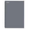 Edge A4 Grey Notebook Soft Cover Twin Wire Notepad School