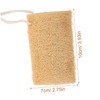 KOMBIUDA 4Pcs Natural Loofah Dish Scrubber Multi Functional Cleaning Sponge