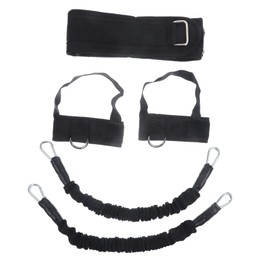 GRIRIW Basketball Jump Trainer Resistance Bands for Leg Muscle Strength Training Lightweight Latex Pulling Rope for Jumping Practice Suitable for Beginners and Athletes