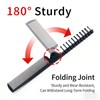 50 Pcs Foldable Combs in Bulk Individually Wrapped, Travel Pocket