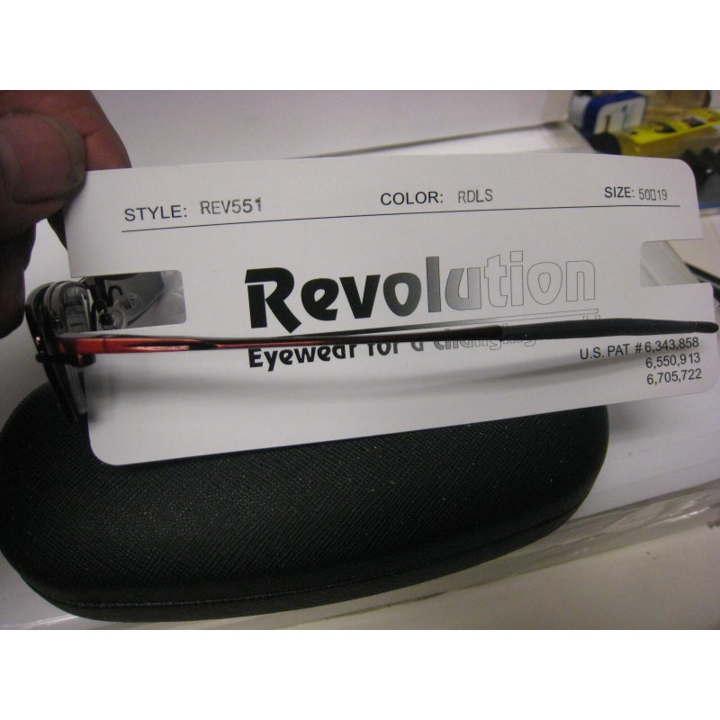 Revolution Eyewear NEW Revolution Eyeglass Frame W/ Magnet sun shade