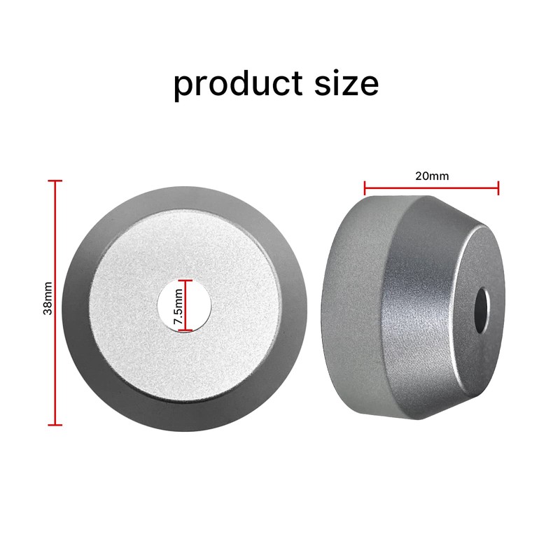 sdroceRyaM 45 RPM Record Adapter Solid Aluminum 7 Inch Vinyl