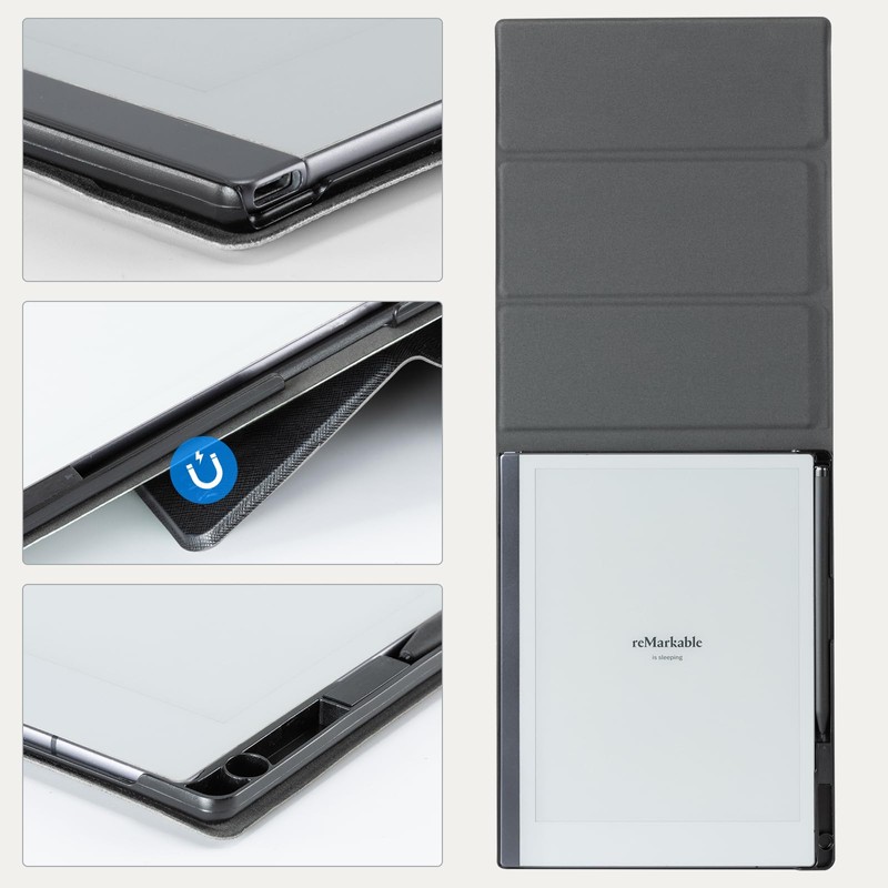 CoBak Case for Remarkable 2 -with Pen Holder and Multi-Angle