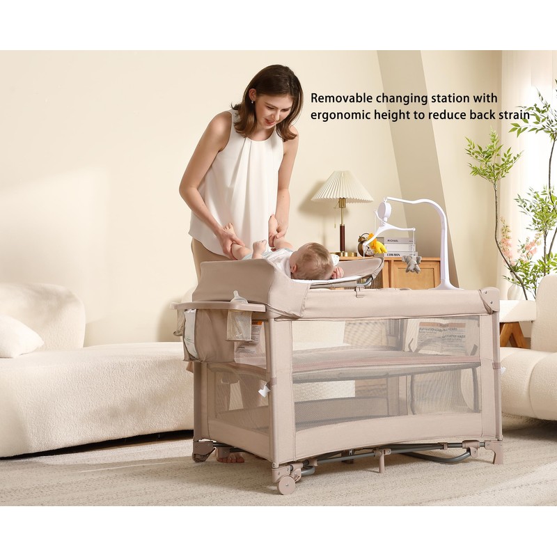 Pack and Play, 5 in 1 Baby Playard – Portable