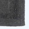 Homescapes Premium Toilet Mat, Grey, Cotton Bath Mat 50 x