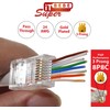 ITBEBE 300 Pieces RJ45 Cat6 Pass Through Connectors - Gold
