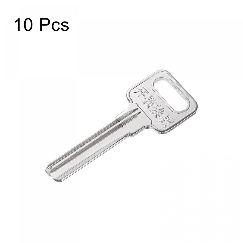 sourcing map Key Blanks 35 mm Length 2 Slots Brass