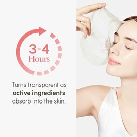 The Face Shop At Home Aesthetic - Mascarilla Facial Coreana de Hidrogel con Colgeno Vegetal  Set de 4 Piezas Antiedad y Reafirmante  Tratamiento At...