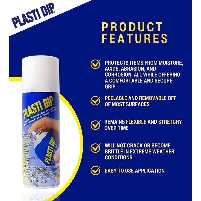 Plasti Dip Multi-Purpose Rubberized Coating - Aerosol - White