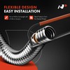 A-Premium 24" Universal Flexible Radiator Hose - Stainless Steel Water