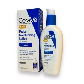 CeraVe AM Facial Moisturizing Lotion with SPF 30 | Oil-Free 3 Ounce