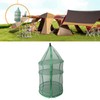Hanging Drying Mesh Green Dust Proof Elastic Foldable Drying Net