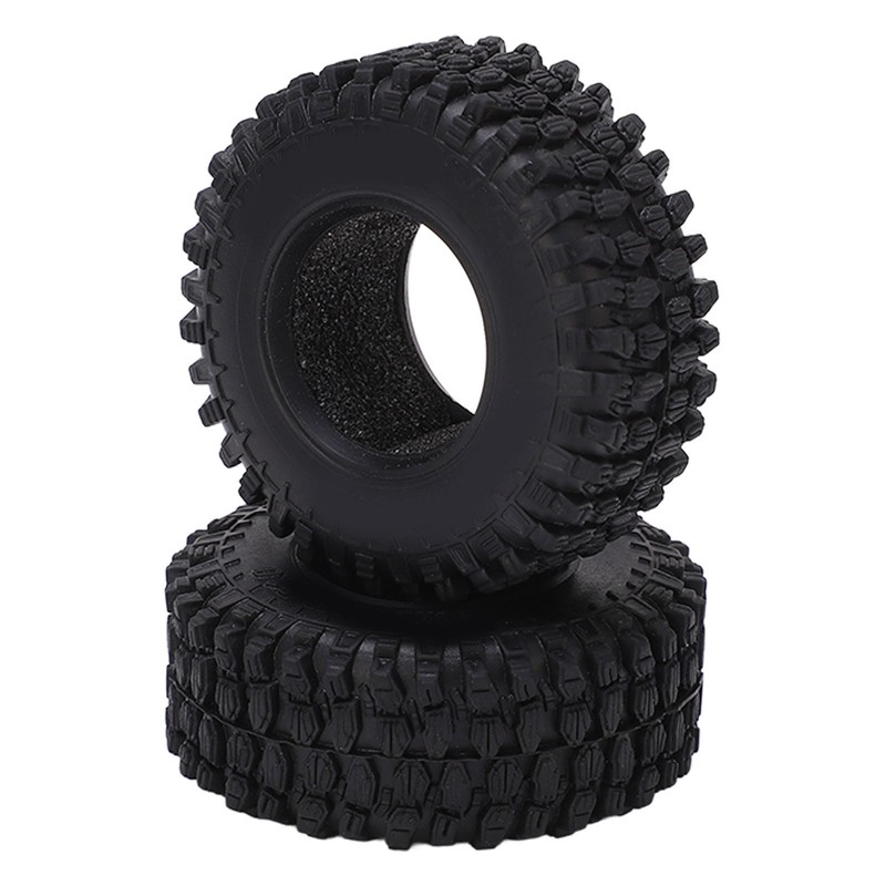 4PCS RC Wheel Tire Rubber Tyre 51mm Diameter for Axial