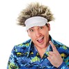 Bristol Novelty BH571 Cap Hat and Hair Golfer Style, Mens,