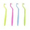 HRASY Orthodontic Toothbrush Small Tuft Toothbrush Tiny Compact Interspace Brush