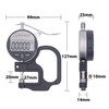 Clockwise Tools Digital Thickness Gauge, DTNR-0055 0-0.4 inch/10mm, 0.00005"/0.001mm Resolution