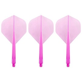 Condor Zero Stress Flight System - Standard Clear Pink - Dart Flights Medium