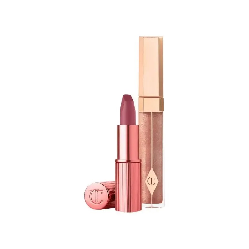 Dúo de Labios Charlotte Tilbury Pintalabios y Gloss Color 90s