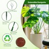 PERSZEN 6 Pack Stackable Monstera Plant Support, Plant Stakes for