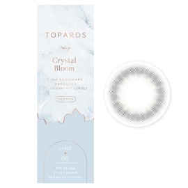 [ 指原莉乃 プロデュース カラコン ] TOPARDS (トパーズ) ワンデー 10枚入り クリスタルブルーム（度あり）[-5.75]