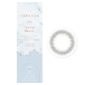 [ 指原莉乃 プロデュース カラコン ] TOPARDS (トパーズ) ワンデー 10枚入り クリスタルブルーム（度あり）[-5.75]