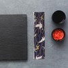 TOPBATHY Japanese fabric cutlery bag with zip, multifunctional storage for