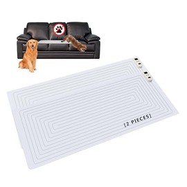 SEERWAY 2 Rechargeable Pet Shock Mats Same Size, Cat Repellent Pad, Cat Deterrent Mat, Electric Training Mat Keeps Dogs and Cats Off Sofa, Couch, Bed and Countertop (48"x20")