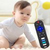 ERSIHUA 2-Pack Baby Teething Toys-TV Remote Control Shape Silicone Infants