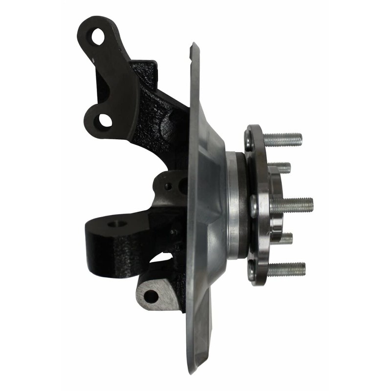 Crown Automotive 68088498AD Steering Knuckle and Hub Assembly, Black Silver