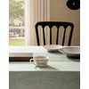 ZeeMart Contrast Linen Table Cloth Rectangle Table Cloths 60x104 Inch