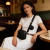 Large Leather Fanny Pack Crossbody Sling Bags With bum bags