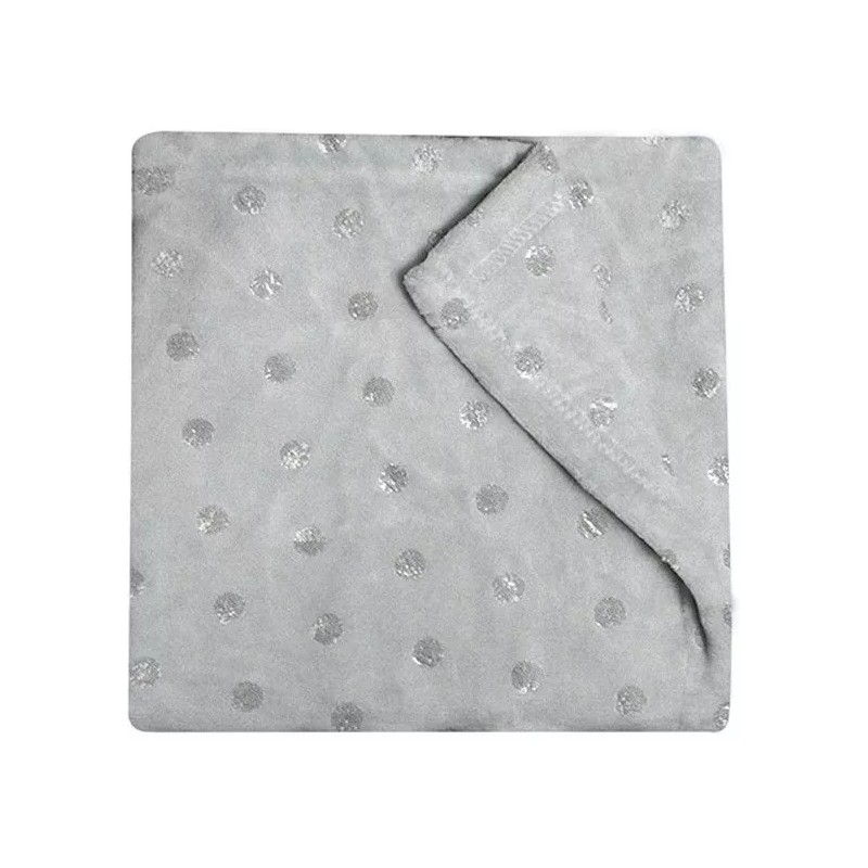 Tesso Cobertor King Size Queen Size Ligero Frazada Silver Plata