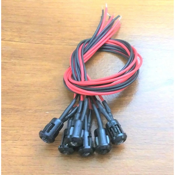 BBT 6 Super Bright BBT 12 volt Green LED 1/4"