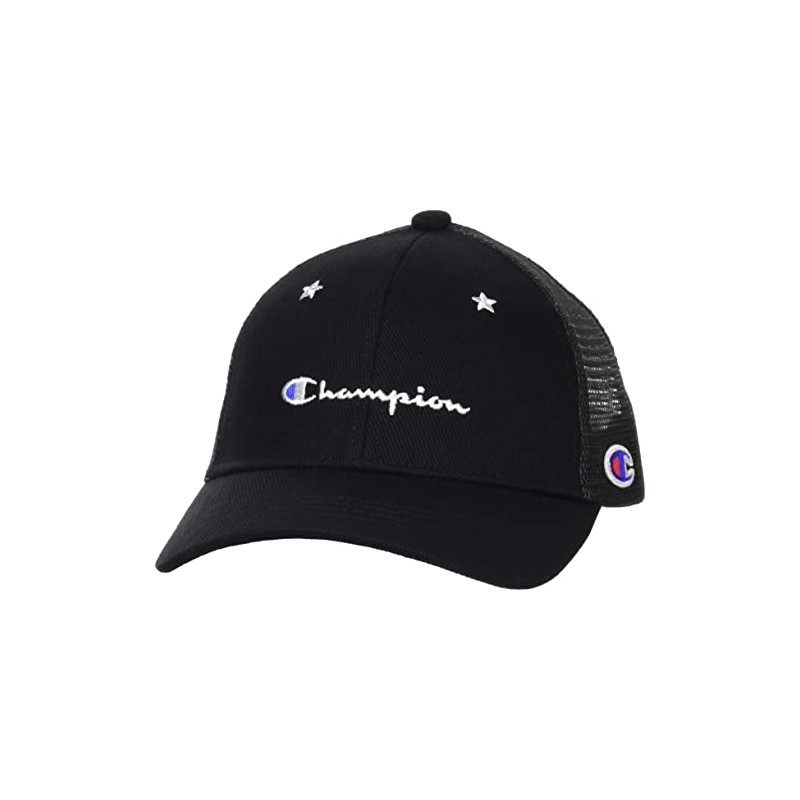 Champion 141-0091 Kids Mesh Cap, Black