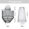 JINXIAN Pack of 3 Mosquito Net Head Beekeeping Hat with